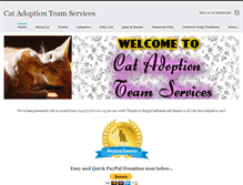 Tablet Screenshot of catadoptionri.org